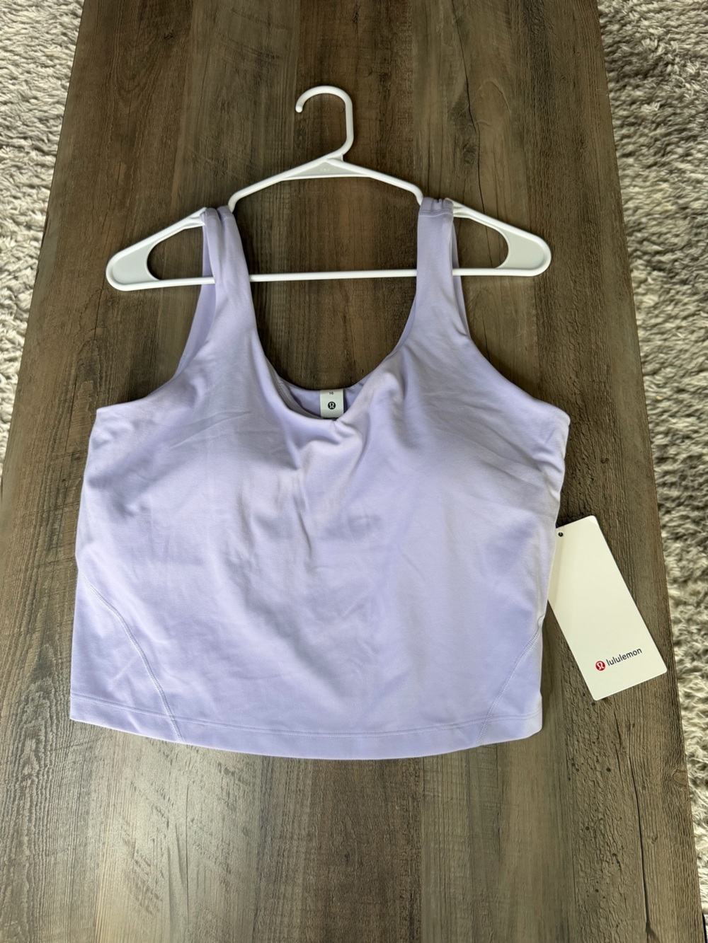 RARE NWT Lululemon Align Tank Sz 16 💜 *lavender frost*
